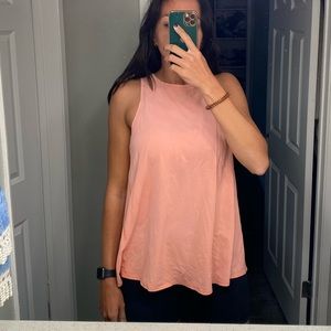 Coral Lululemon Adjustable Tank (size 6)